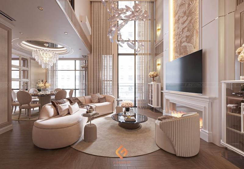 thiết kế nội thất biệt thự gamuda
