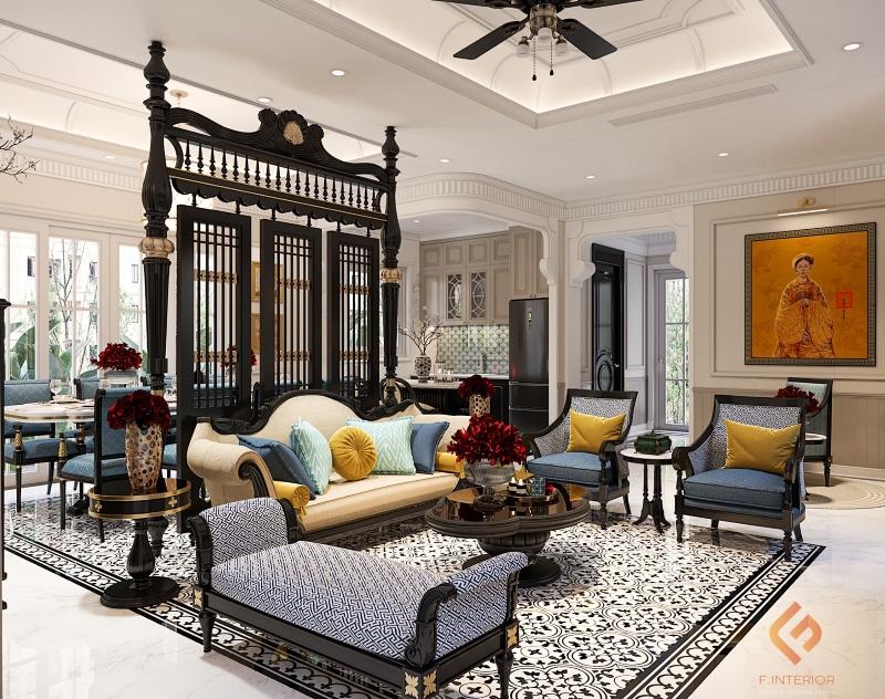 thiết kế nội thất biệt thự gamuda