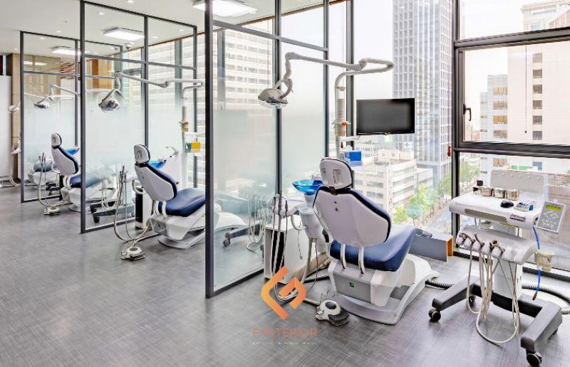 thiết kế phòng khám nha khoa diện tích nhỏ