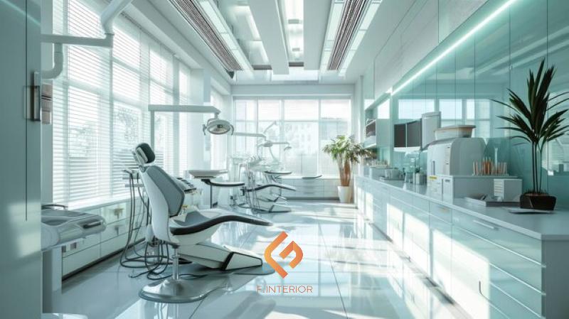 thiết kế phòng khám nha khoa diện tích nhỏ