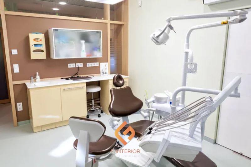 thiết kế phòng khám nha khoa diện tích nhỏ