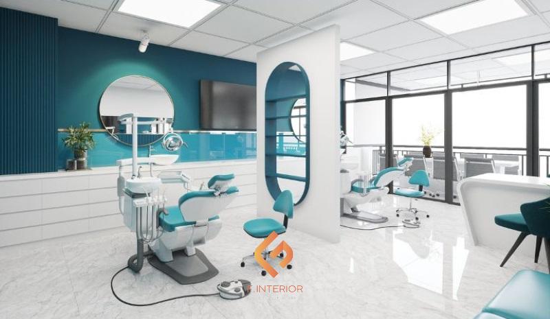 thiết kế phòng khám nha khoa diện tích nhỏ