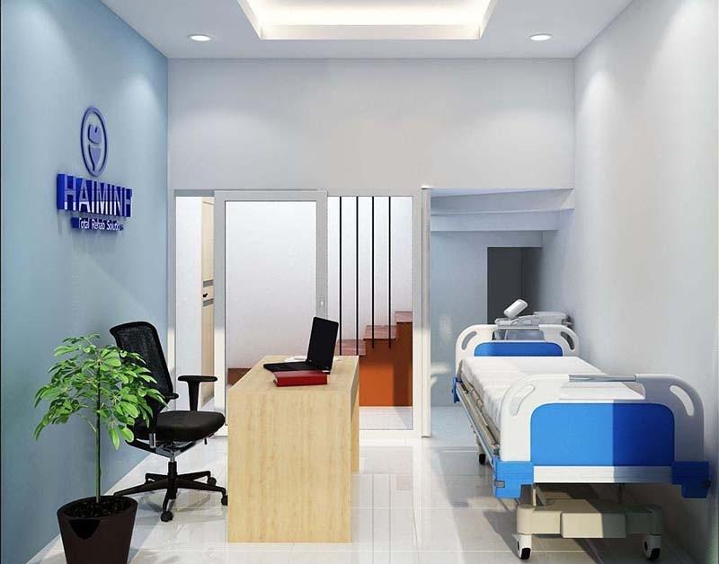 thiết kế phòng khám tại nhà