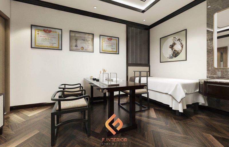 thiết kế phòng mạch tư