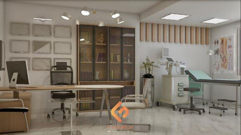 thiết kế phòng mạch tư