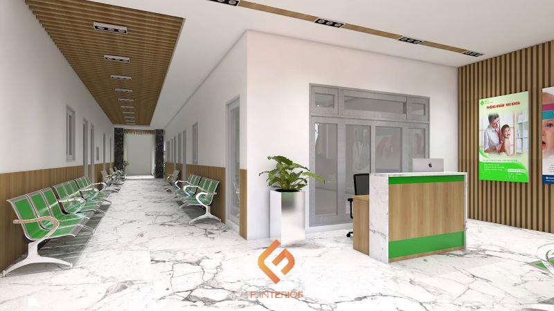thiết kế phòng mạch tư