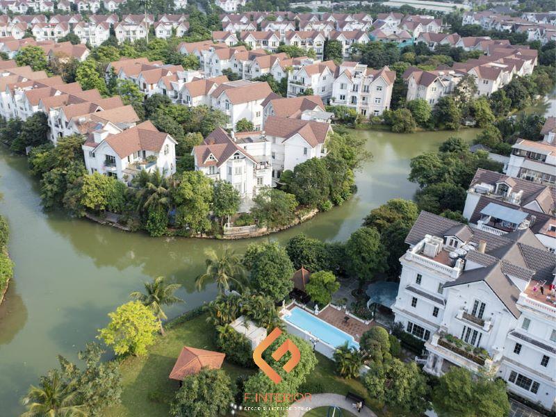 thiết kế nội thất biệt thự vinhomes riverside