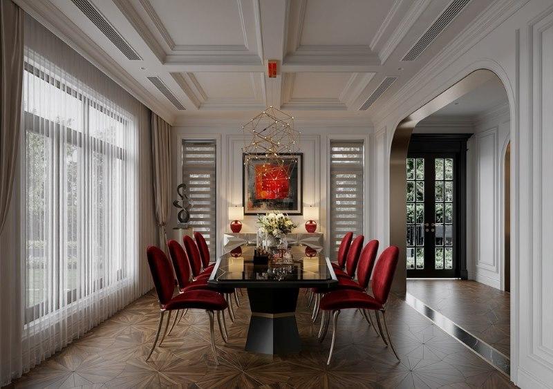 thiết kế nội thất biệt thự vinhomes riverside