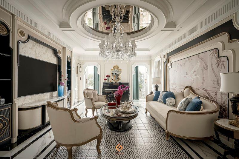 thiết kế nội thất biệt thự vinhomes riverside
