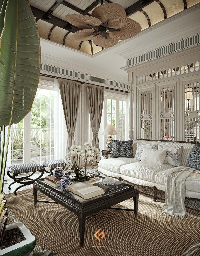 thiết kế nội thất biệt thự vinhomes riverside