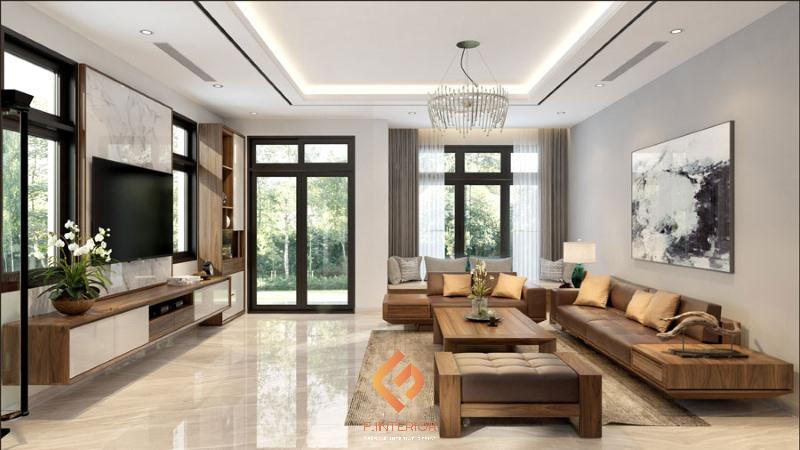 thiết kế nội thất biệt thự vinhomes riverside