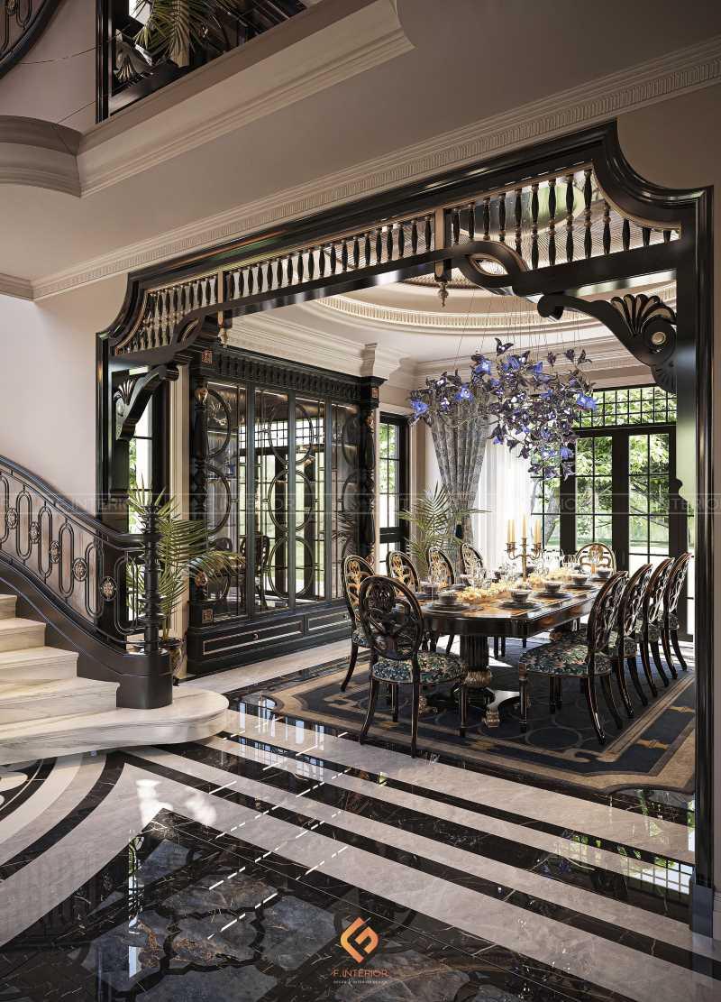 thiết kế nội thất biệt thự vinhomes riverside