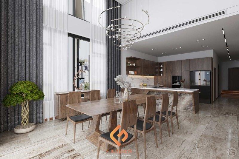 thiết kế nội thất biệt thự vinhomes riverside