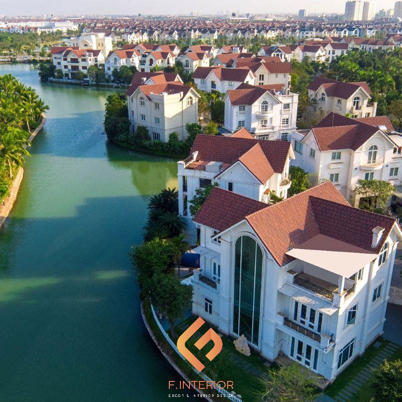thiết kế nội thất biệt thự vinhomes riverside