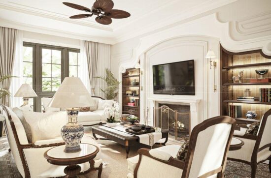 thiết kế nội thất biệt thự quận 3