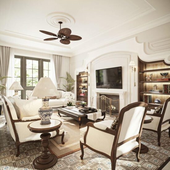 thiết kế nội thất biệt thự quận 3