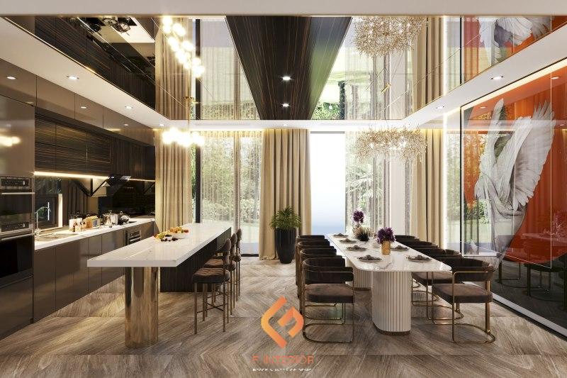 thiết kế nội thất biệt thự quận 3
