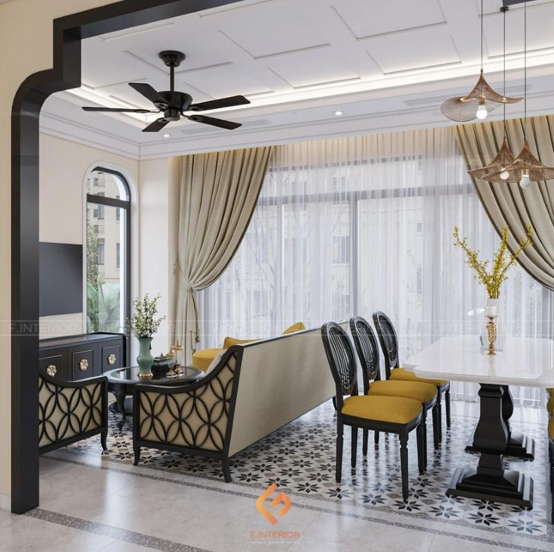 thiết kế nội thất biệt thự quận 8