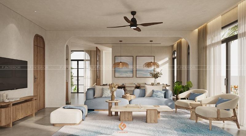 thiết kế nội thất biệt thự quận 8