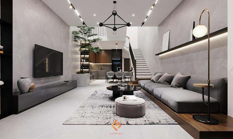 thiết kế nội thất biệt thự quận 8