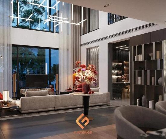 thiết kế nội thất biệt thự quận 8