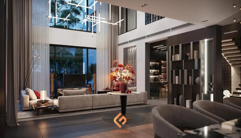 thiết kế nội thất biệt thự quận 8