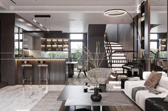 thiết kế nội thất biệt thự quận bình thạnh