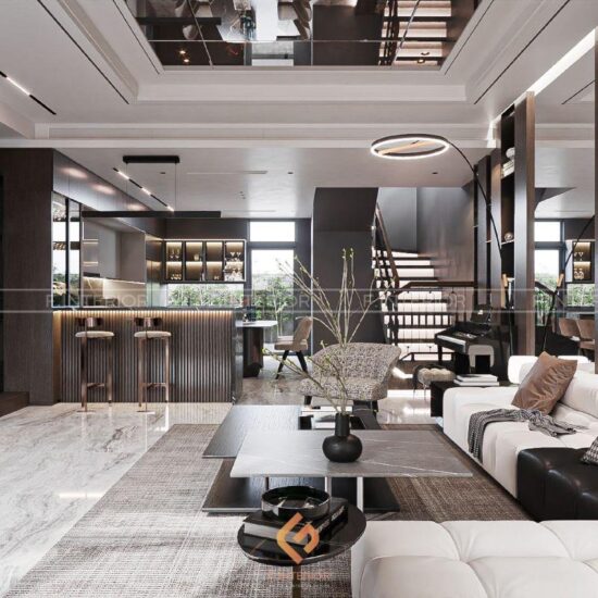 thiết kế nội thất biệt thự quận bình thạnh