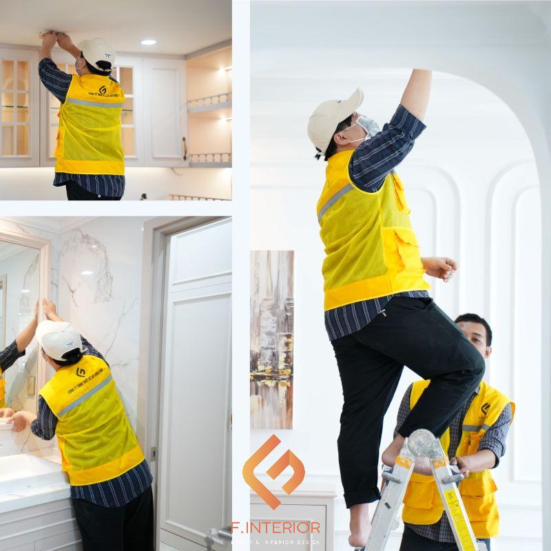 thiết kế nội thất biệt thự quận tân bình