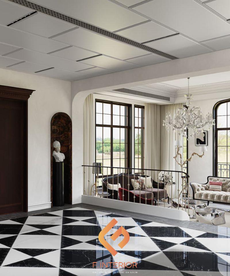 thiết kế nội thất biệt thự quận tân bình