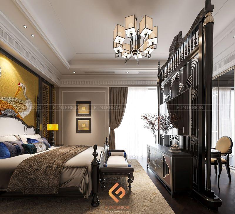 thiết kế nội thất biệt thự indochine