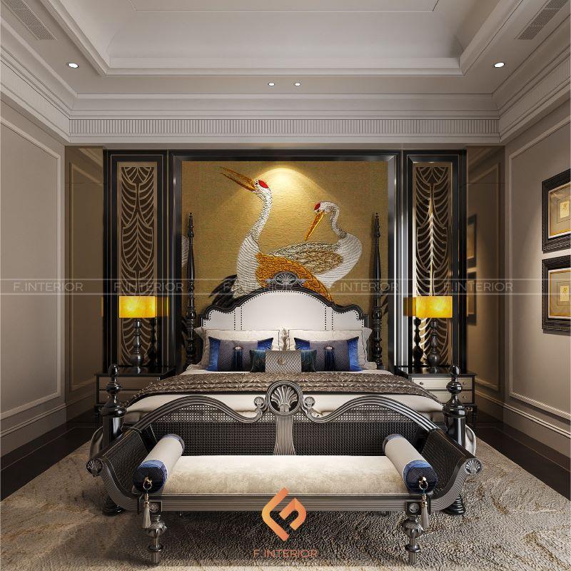 thiết kế nội thất biệt thự indochine