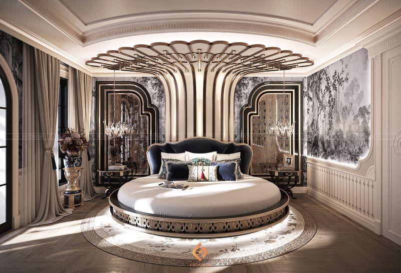 thiết kế nội thất biệt thự indochine