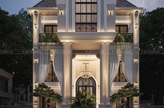 thiết kế nội thất biệt thự mini