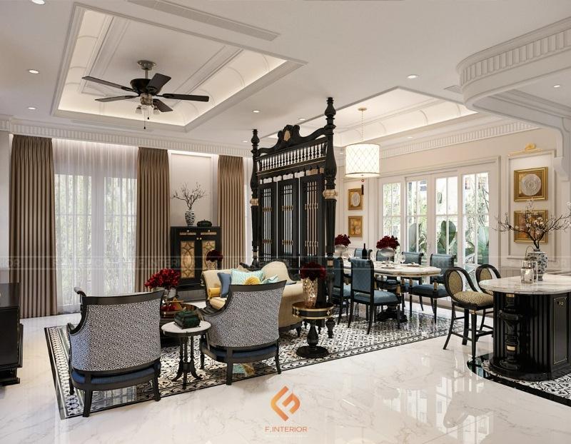 thiết kế nội thất biệt thự liền kề