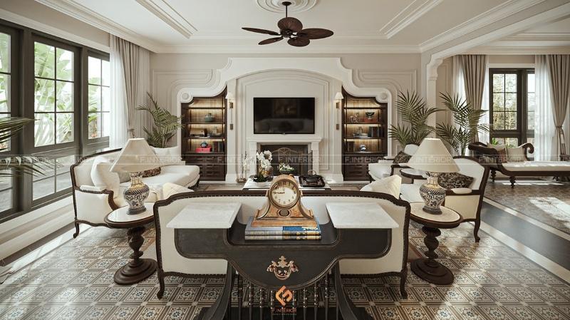 thiết kế nội thất biệt thự liền kề