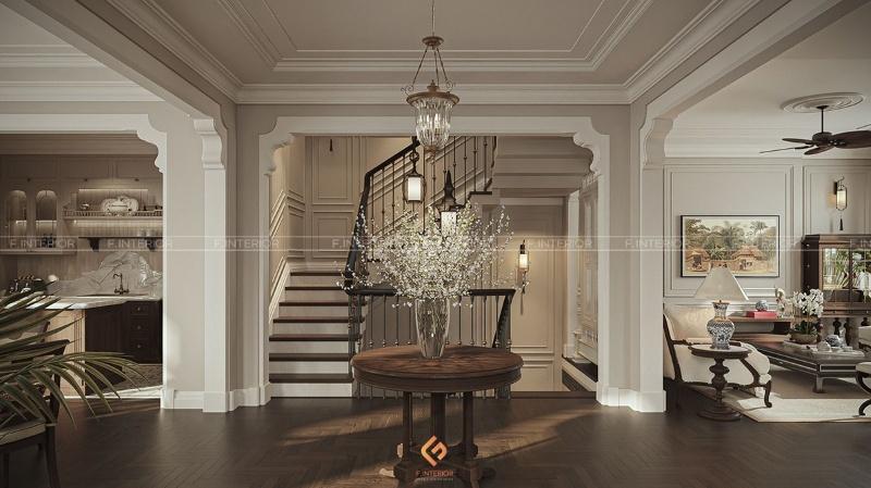 thiết kế nội thất biệt thự liền kề