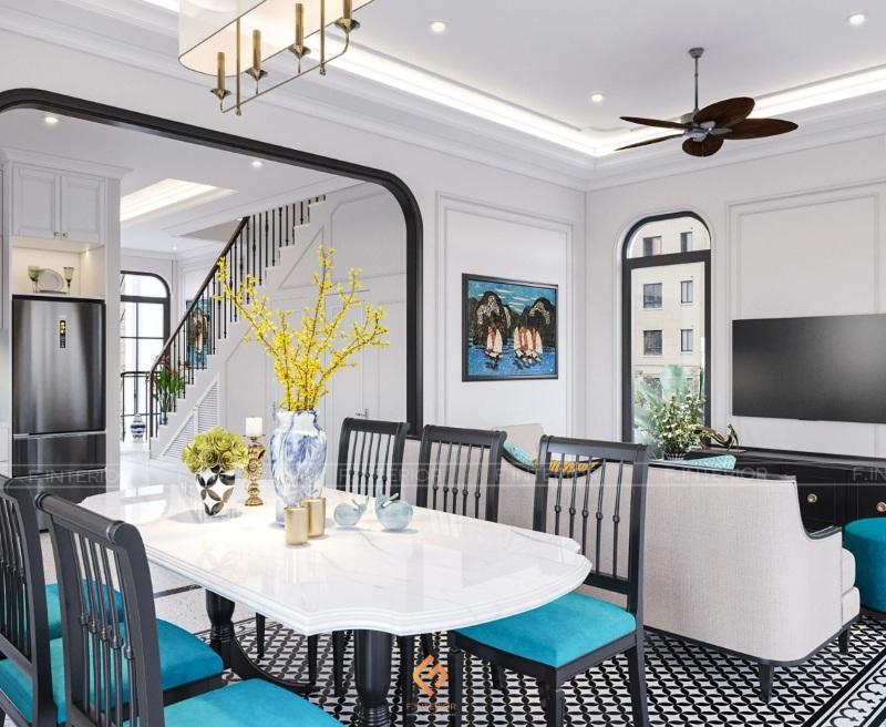 thiết kế nội thất biệt thự liền kề