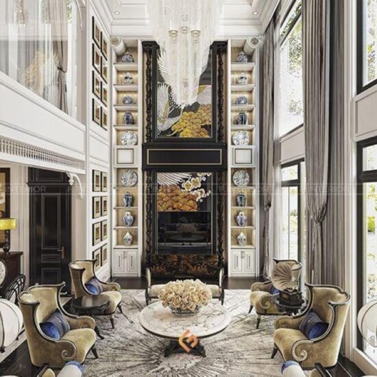 thiết kế nội thất biệt thự liền kề