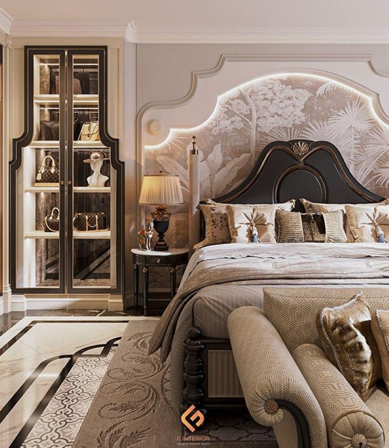 thiết kế nội thất phòng ngủ biệt thự