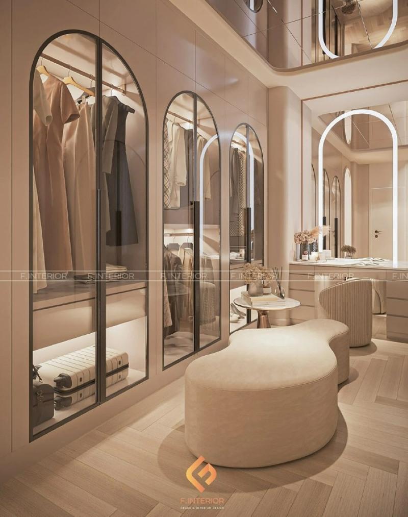 thiết kế nội thất phòng ngủ biệt thự