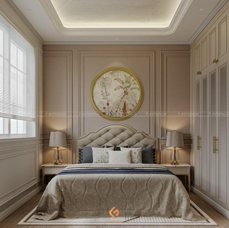 thiết kế nội thất phòng ngủ biệt thự