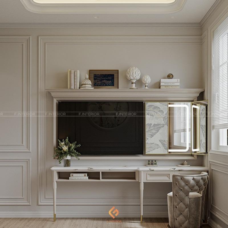 thiết kế nội thất phòng ngủ biệt thự