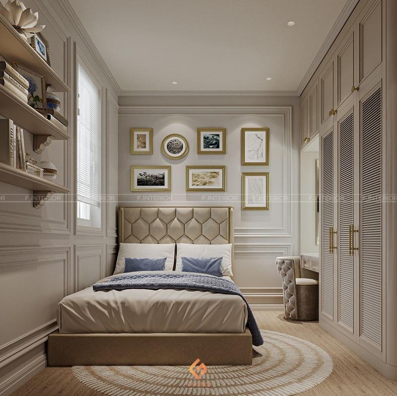 thiết kế nội thất phòng ngủ biệt thự
