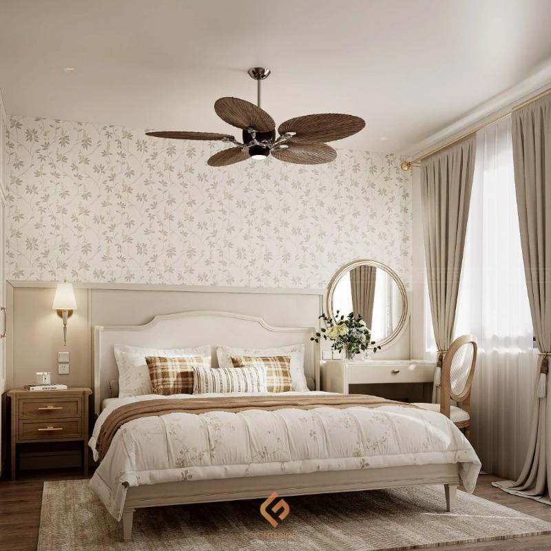 thiết kế nội thất phòng ngủ biệt thự