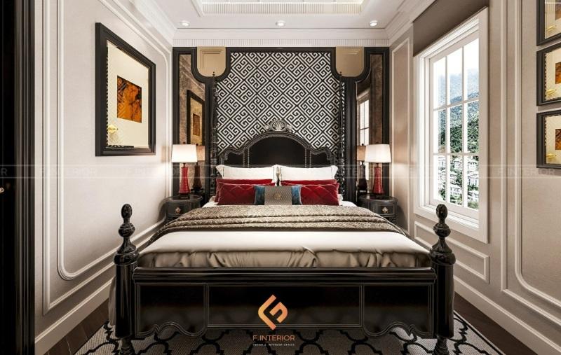 thiết kế nội thất phòng ngủ biệt thự