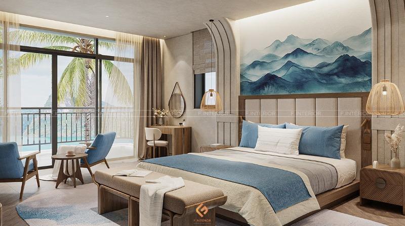 thiết kế nội thất phòng ngủ biệt thự