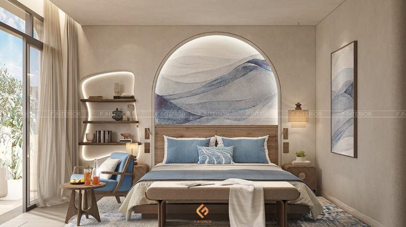 thiết kế nội thất phòng ngủ biệt thự