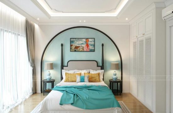 thiết kế nội thất phòng ngủ biệt thự