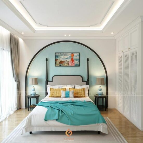 thiết kế nội thất phòng ngủ biệt thự